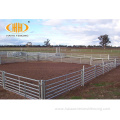 Farm yard steel panel fence